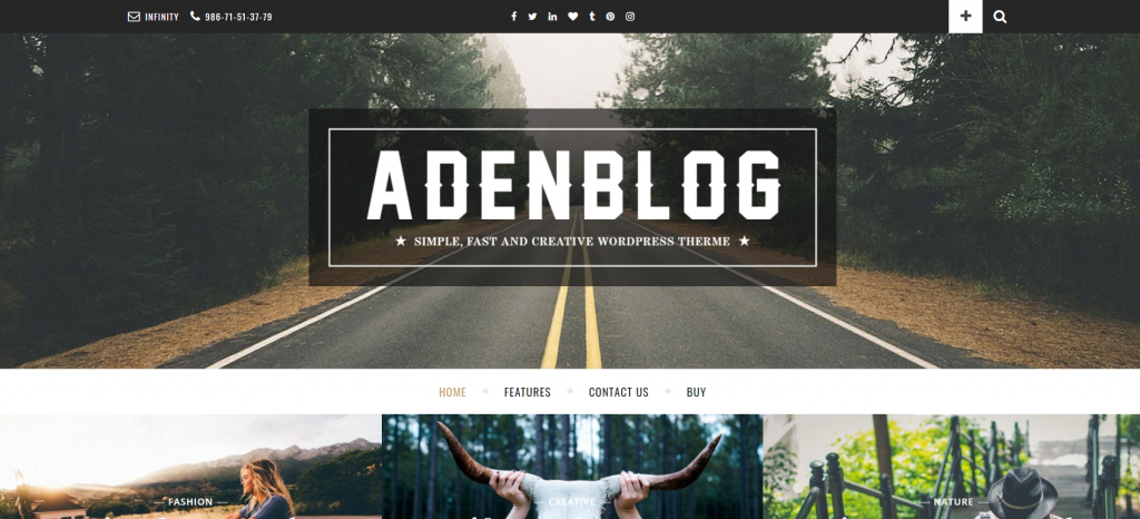 Aden – A WordPress Blog Theme